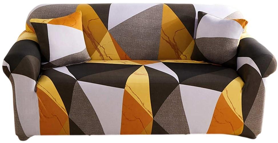 Husa pentru canapele Relaxe Home Solid Sofa Cover 2 locuri (145-185 cm) Geometric