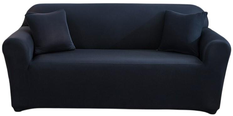 Husa pentru canapele Relaxe Home Solid Sofa Cover 2 locuri (145-185 cm) Albastru închis