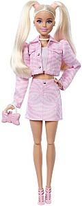 Papusa BARBIE Fashionistă în costum denim roz