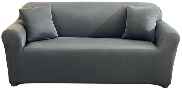 Husa pentru canapele Relaxe Home Solid Sofa Cover 4 locuri (235-300 cm) Gri