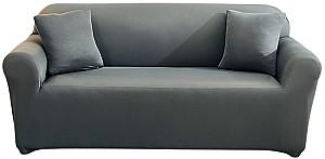 Husa pentru canapele Relaxe Home Solid Sofa Cover 4 locuri (235-300 cm) Gri
