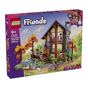 Constructor LEGO Friends Cabană confortabilă în pădure în toamnă