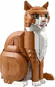 Constructor LEGO Ideas Motan portocaliu