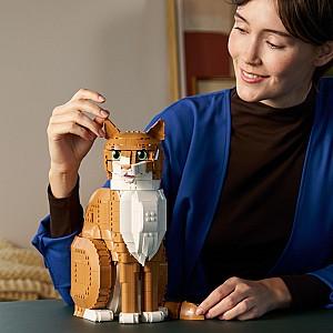 Constructor LEGO Ideas Motan portocaliu