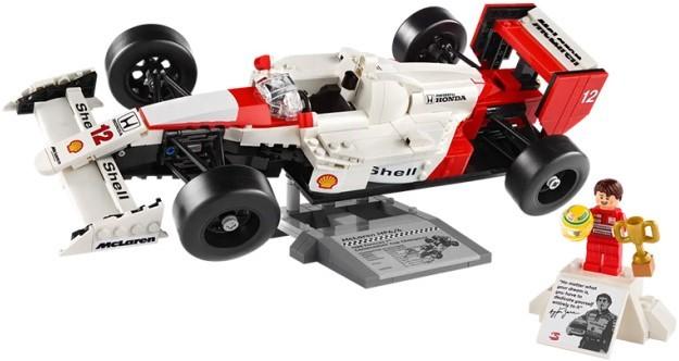 Constructor LEGO Icons McLaren MP4/4 și Ayrton Senna