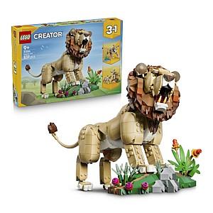 Constructor LEGO Creator 3-in-1 Animale sălbatice: Leul maiestuos