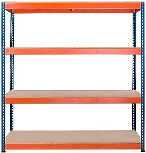 Rafturi pentru depozitare Waltz 1200/500/1780 ORANGE-BLUE