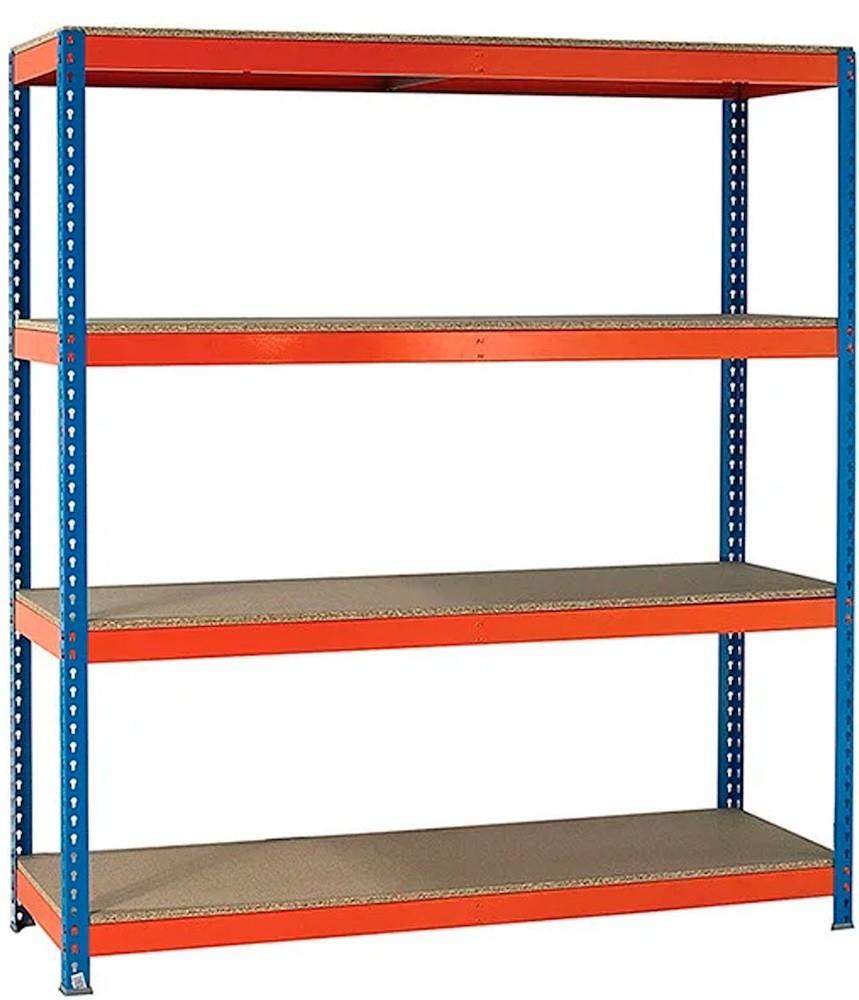 Rafturi pentru depozitare Waltz 1600/600/1830 ORANGE-BLUE