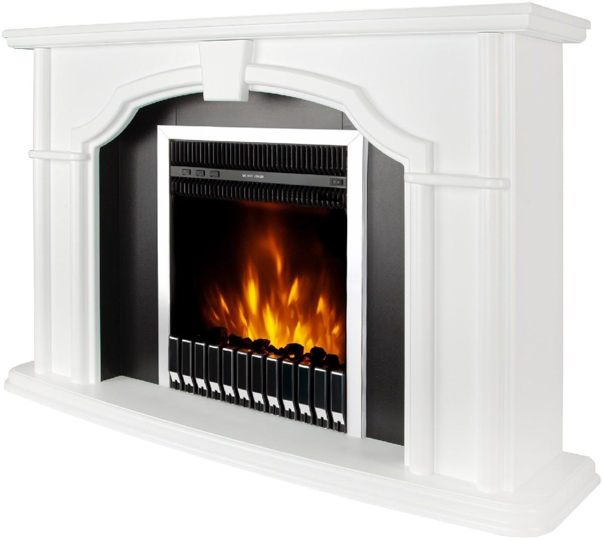 Semineu electric ArtFlame Sherlock & Gala Silver
