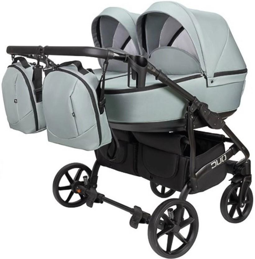 Carucior pentru gemeni Angelina Tvigo-Duo Blue Smoke