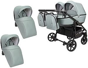 Carucior pentru gemeni Angelina Tvigo-Duo Blue Smoke