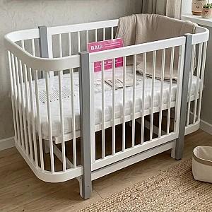 Patut copii Kuzea Elza 2 White Grey