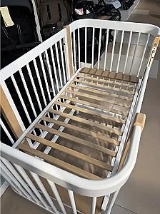 Patut copii Kuzea Elza 2 White Grey
