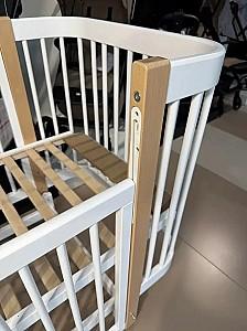 Patut copii Kuzea Elza 2 White Grey