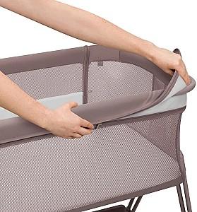 Patut copii Lionelo Luna Beige Taupe
