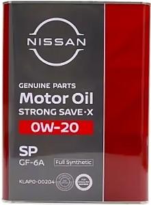 Ulei motor JAYTEC JT-NISSAN SP STRONG SAVE X 0W20 (4L)