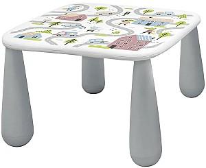 Masă de scris pentru copii Maltex Luna Town White Grey