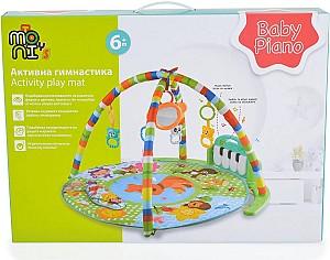 Covoras de joaca copii Moni Baby Piano Girl Pink