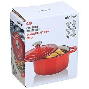 Cratita Alpina Cast Iron Red