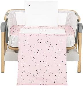 Lenjerie de pat Kikka Boo Bear with me Pink (5 piese)
