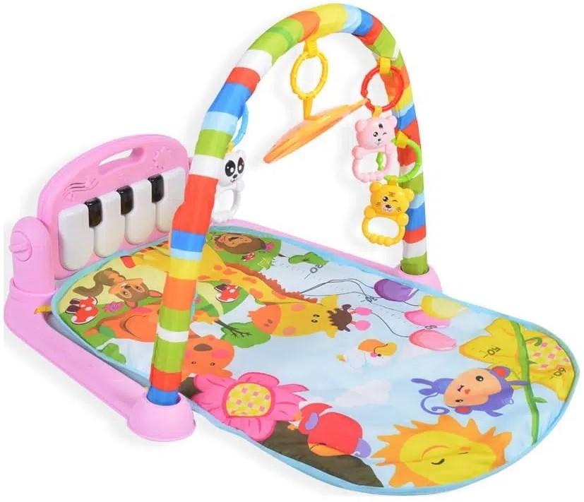 Covoras de joaca copii Moni Fitness Girl Pink