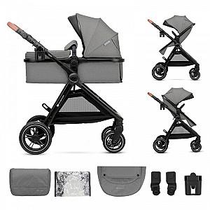 Carucior 2 in 1 KinderKraft Esme Moonlight Grey (KSESME00GRY2000)