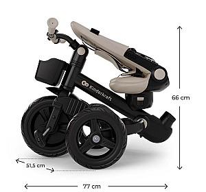 Tricicleta copii KinderKraft Aveo 2 Plus Beige (KRAVEO02BEG0000)