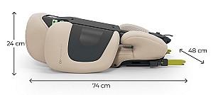 Scaun auto copii KinderKraft Xpand 2 Pro i-Size Beige (KCXPPR02BEG0000)