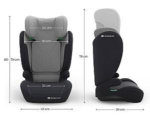 Scaun auto copii KinderKraft I-Spark 2 Plus i-Size Grey (KCISPA02GRYPL00)