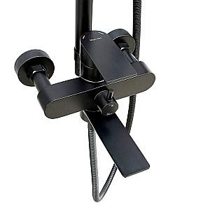 Set de duș Mat|eco Vocal Black