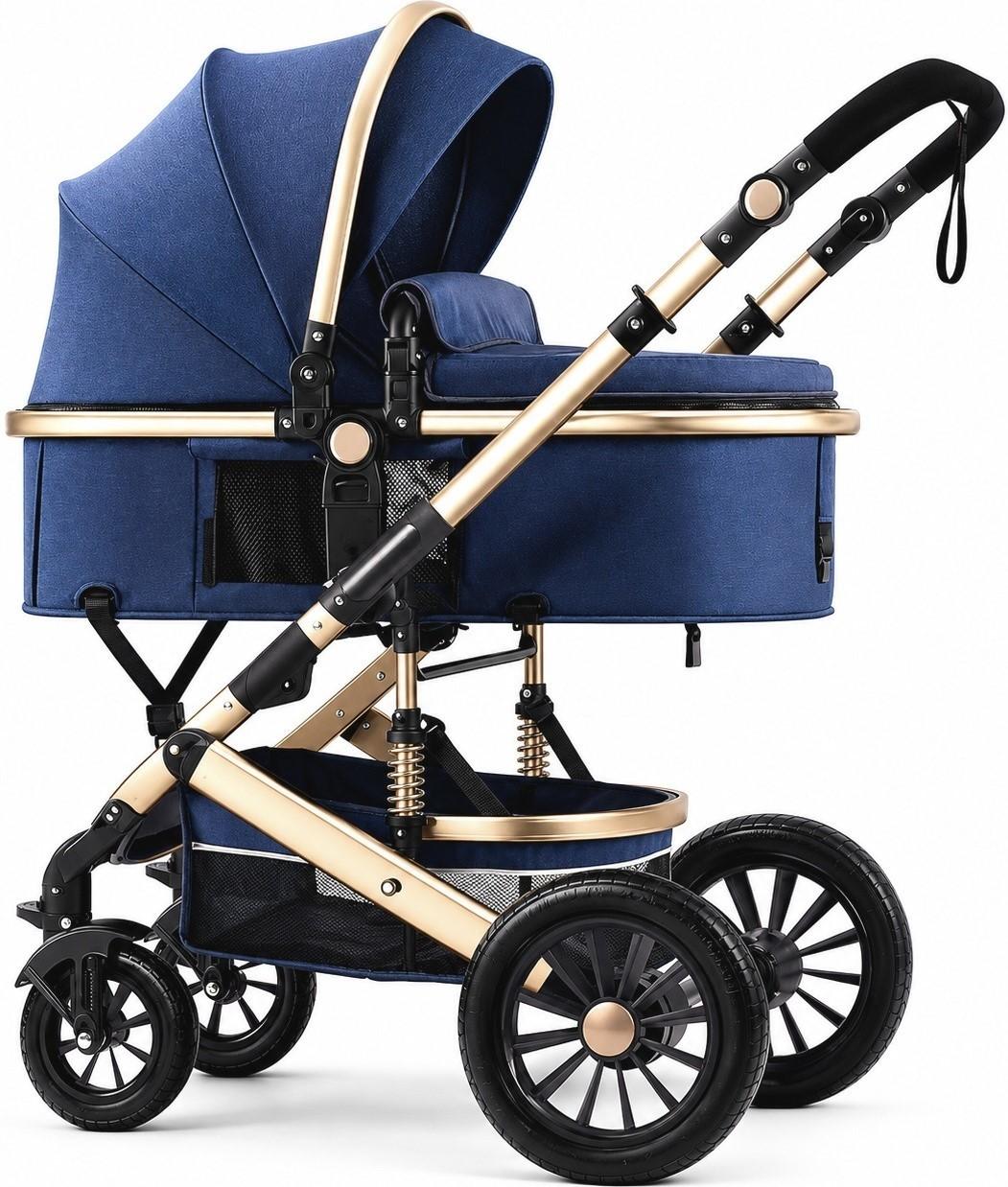 Carucior 2 in 1 4Play AT81 Golden Blue