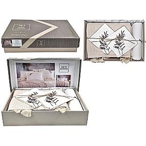 Albituri de pat Newhome NH Pike Bej cu broderie