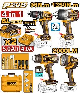 Set de scule electrice INGCO COSLI250608