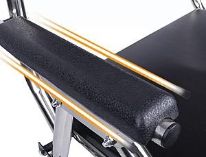 Scaun de baie pentru persoane cu dizabilitati 4Life AT48 Folden Black