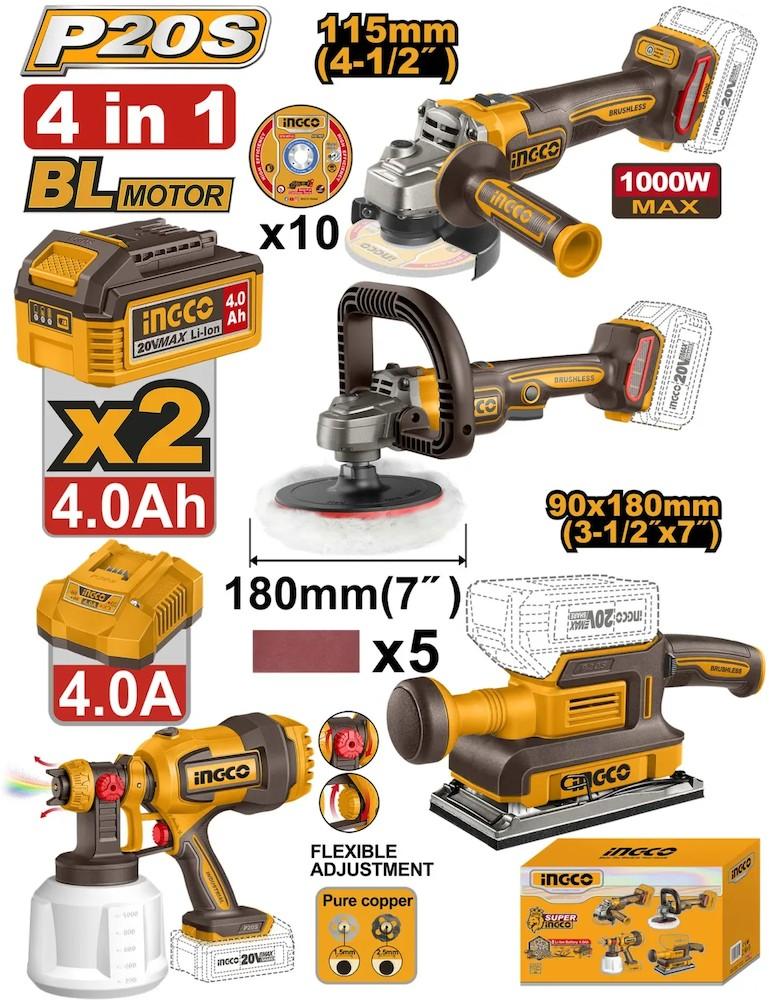 Set de scule electrice INGCO COSLI250696