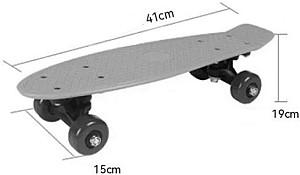 Skateboard 4Play AT138 Yellow