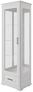 Dulap cu vitrina ML Mobila Marseli 2 Nr.12 Alb / Stejar Polar