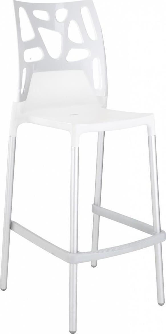 Scaun Papatya Ego-Rock Bar White / White