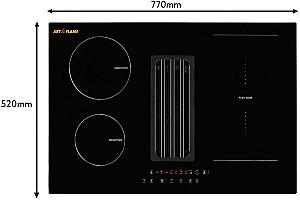 Plita incorporabila electrica ArtFlame 7000W