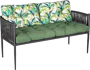 Canapea pentru gradina Papatya Evans Anthracite / Green
