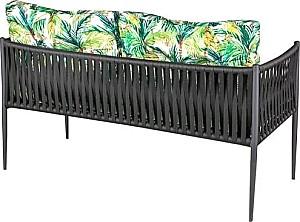 Canapea pentru gradina Papatya Evans Anthracite / Green