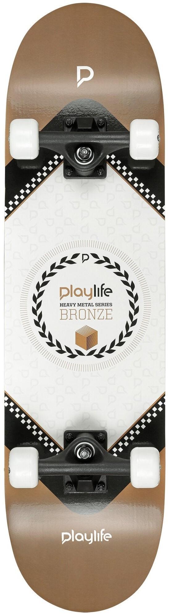Skateboard Playlife Heavy Metal Bronze (880279)