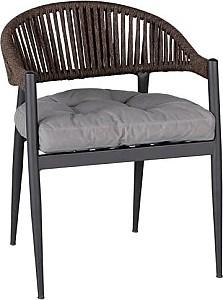 Scaun terasa Papatya Corner Anthracite / Brown / Grey