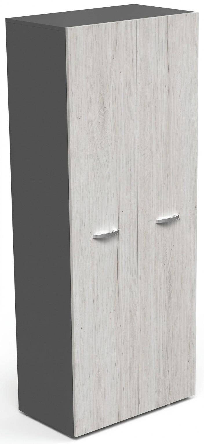 Dulap ML Mobila ML-1 (Var.1) Antracit / Stejar Kraft Alb