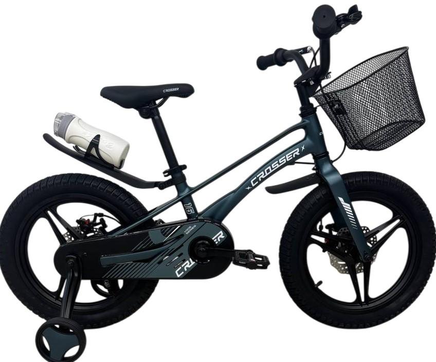 Bicicleta copii Crosser M-4 PRO 16 GREEN