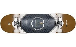 Skateboard Playlife Hardcore (880277) Gold