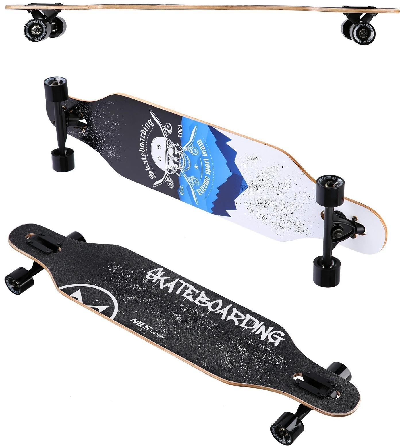 Skateboard NILS EXTREME Skull Wood (LG-SK-W)