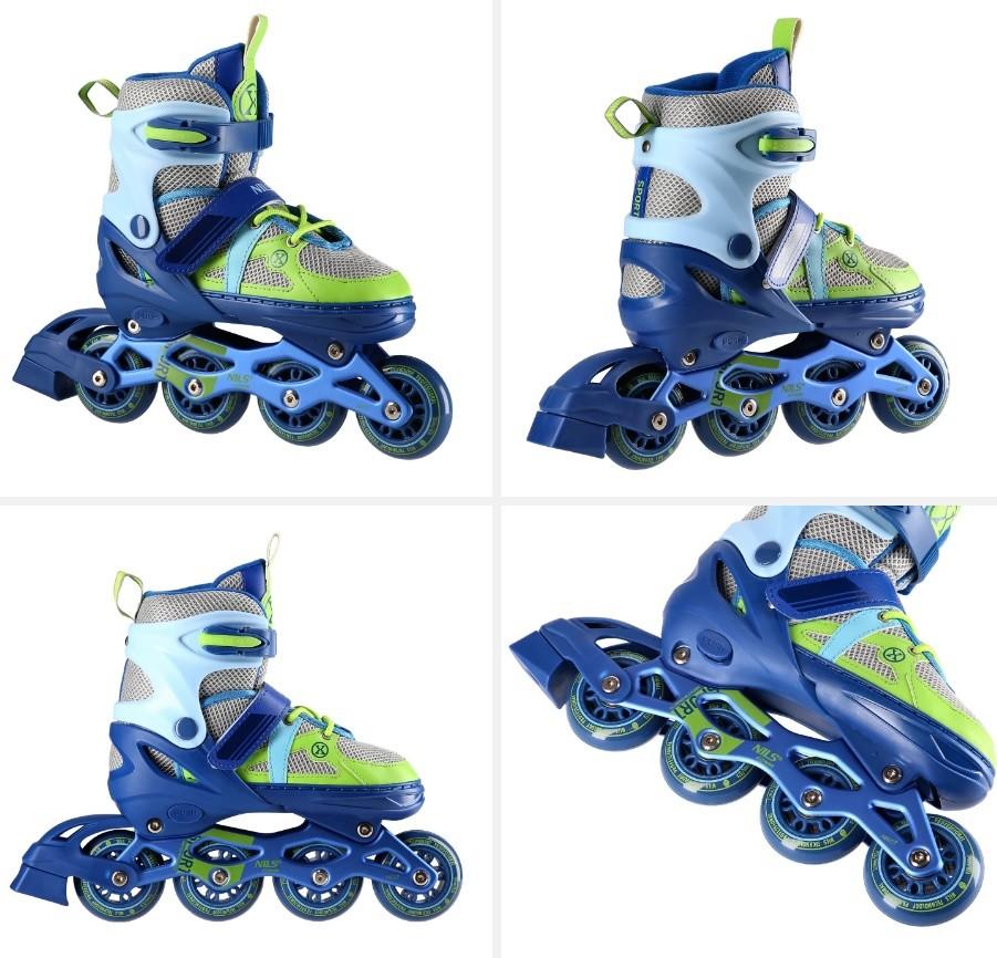 Role copii NILS EXTREME Blue/Green 39-42 (NJ1828A)