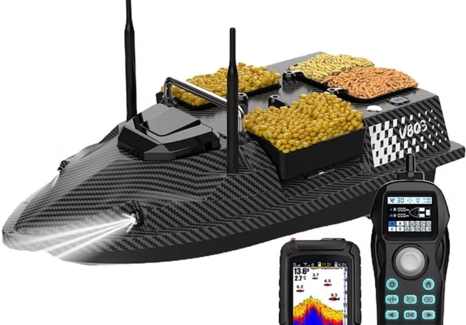 Barca de nada Flytec V803 GPS Sonar