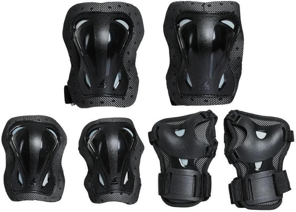 Echipament de protectie Rollerblade  Skate Gear Junior 3 Pack Black S